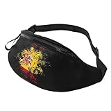 ASDCTYTKO Acuarela de España Bandera española Conjunto español Bolso de cintura para mujeres Hombres Riñonera cruzada Móvil para correr Bolsillo de dinero para el festival