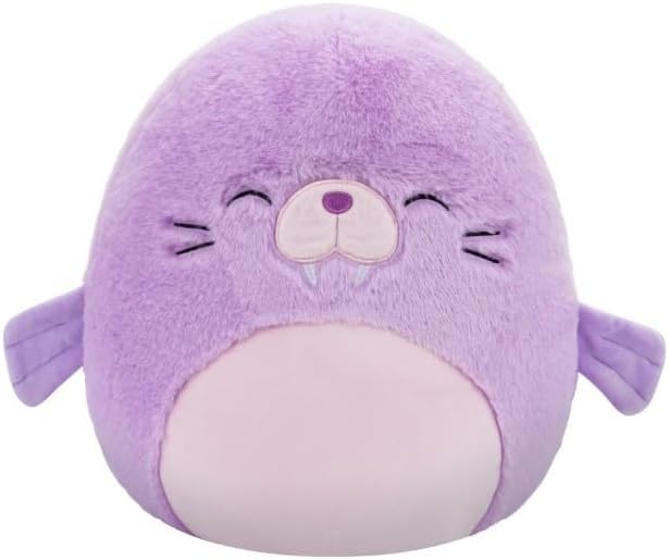 Squishmallows FuzzAMallow Official 12 inch Winnie The Purple Walrus - Child's Ultra Soft Stuffed Plush Toy