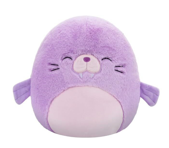 Squishmallows FuzzAMallow Official 12 inch Winnie The Purple Walrus - Child's Ultra Soft Stuffed Plush Toy
