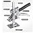 Arm Precision Clamping Tool,All-Steel Ceramic Tile Height Adjustment Tile Leveling System Construction Wall Floor Balance Tools for Construction