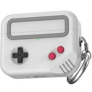 TRONWIN for AirPods Pro 3 Hülle - 2025 Spielkonsole Design Case für Apple AirPods Pro 3. Generation, Silikon Schutzhülle für Air Pods Pro 3 - Anime Case für Männer & Frauen (hellgrau)