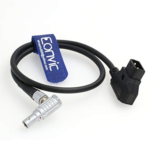 Cable D-Tap para 2 Pin Teradek en ángulo recto que evita desconexiones en el rig