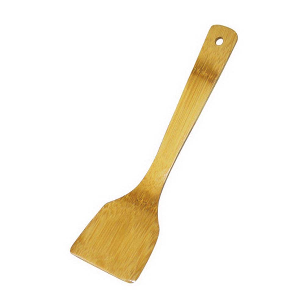 Carbonized Bamboo Turner – Compact 9.1" Kitchen Essential