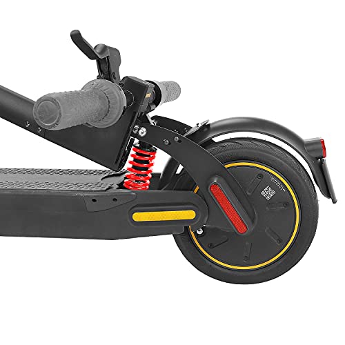 CERFFOOL Zestaw amortyzatora tylnego zawieszenia do Segway Ninebot Max G30 błotnik tylny + światło tylne do akcesoriów zamiennych do skutera elektrycznego (czerwony)