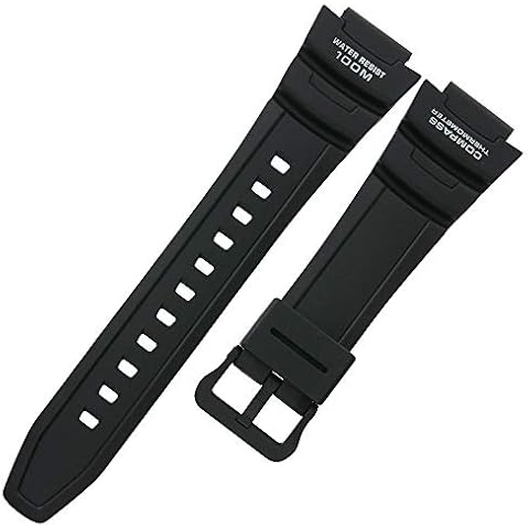 Casio Uhrenarmband Resin Band schwarz Cover