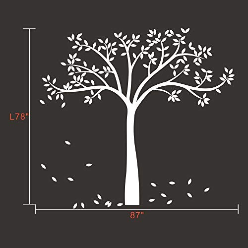Vinilo Decorativo Árbol para Cuarto de Bebé Blanco miniatura 2