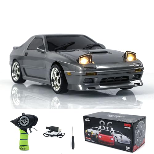 Image of 1:18 RX7 RWD RC Drift Car LDRC LD1802 Radio Control Racing Vehicles Gyroscope Hobby Grade Model for Birthday Gift