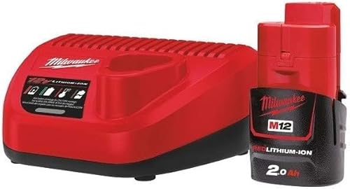 Milwaukee 0 M12B2 4933451900 – m12nrg-201 Kit 1 Batteria + carregador C12 C