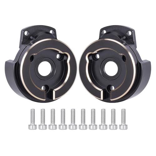 LCG Upgraded Heavy Duty Brass Portal Front Cover Weights 206g for 1/10 RC Crawler Vanquish F10 Portal Axle VS4-10 Phoenix F10