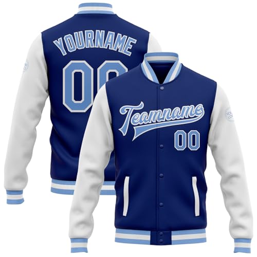 Custom Baseball Varsity Jackets Men Women Youth Personalized Letterman Jacket Coats Stitched Name Number