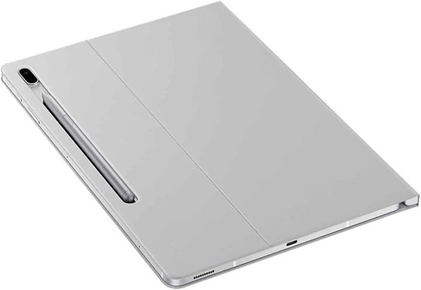 Stylo de Saisie de Remplacement pour Samsung Galaxy Tab S7, Tab S7 FE SM-T730, SM-T733, SM-T736B,Tab S7 FE Stylo S de Remplacement+ Pointes/Plumes sansBluetooth Argent Mystique