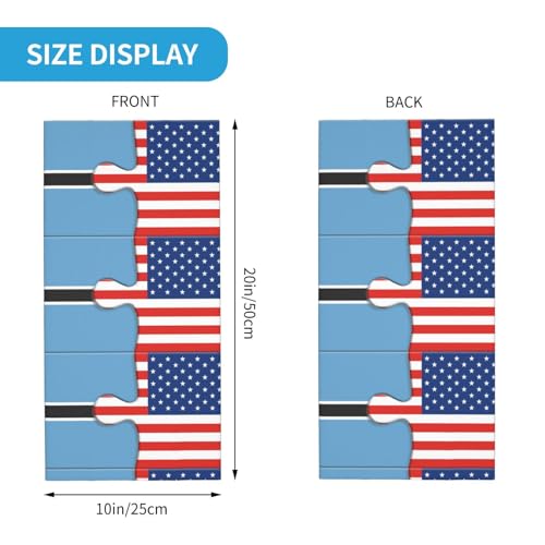 Neck Gaiter Botswana Botswanian Botswanan And American Flag Usa Friendship Face Mask Bandana Rave Face Cover Scarf Mask Balaclava Headband Head Wrap Sports Headwear Outdoors For Men Women3