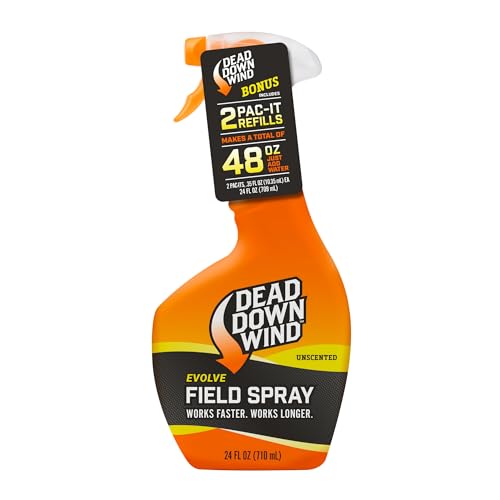 Dead Down Wind Evolve Field Spray (24oz Bottle and 2 Pac-It Refills)