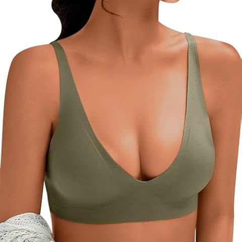 Lpmadey Women's Deep U Plunge Bra Cover