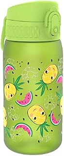 Ion8 Leak Proof Kids Water Bottle, BPA Free, Pineapples, 350ml (12oz)