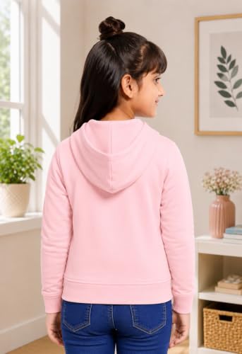 Image of ADBUCKS Girl's Cotton Hooded Sweatshirt