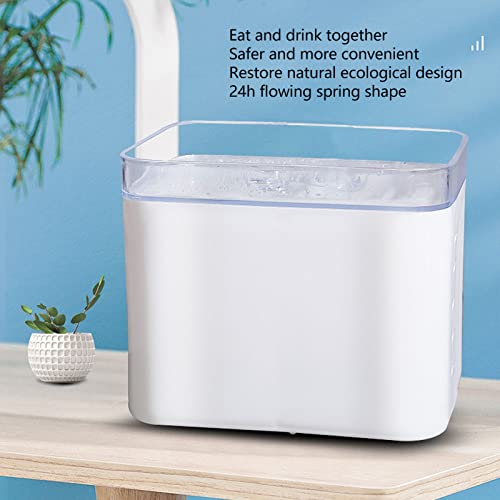 Fuente de agua automática 2 en 1 para gatos y perros miniatura 5