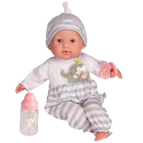 15' Realistic Soft Body Baby Doll with Open/Close Eyes | JC...