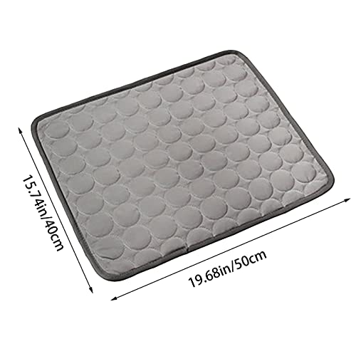 Kühlmatte für Hunde, Haustier-Kühlmatten, Sommer-Eiskissen, leicht, atmungsaktiv und faltbar, für Kiste, Zwinger, Katzenbett, Sofa, kaufeste wiederverwendbare Hundematten (1 Packung)