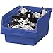 Akro-Mils 30080 Plastic Nesting ShelfMax Storage Bin Box, (12-Inch x 8-Inch x 6-Inch), Blue, (8-Pack)