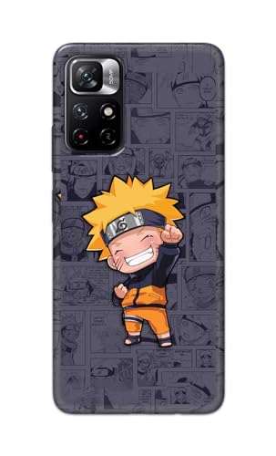 Image of PRINTFIDAA Printed Hard Back Cover Case for Mi Redmi Note 11T 5G | Mi Redmi Note 11S 5G | Mi Poco M4 Pro 5G Back Cover (Famous Anime Cartoon Character) -112
