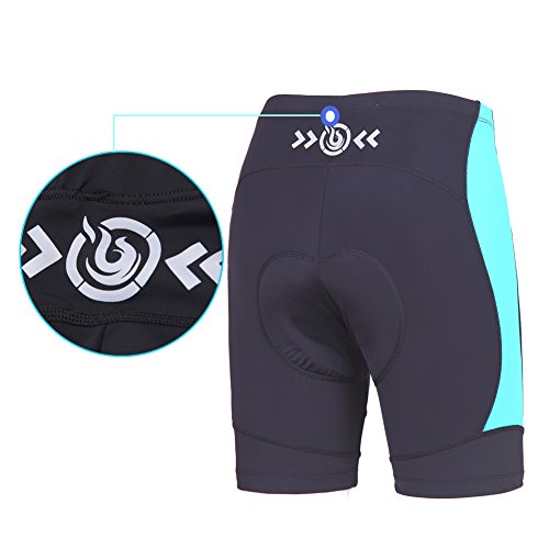 Image of Beroy Women's Triathlon Shorts with 3D Gel Padded, Cycling and Spinning Pants.
