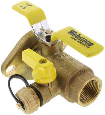 Webstone 1" Threaded Isolator with Drain - High Velocity