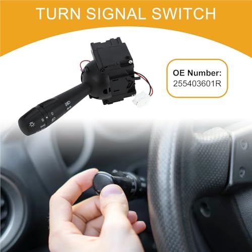 Commutateur clignotant pour Clio et Logan Stepway - Commodo levier de direction 255403601R