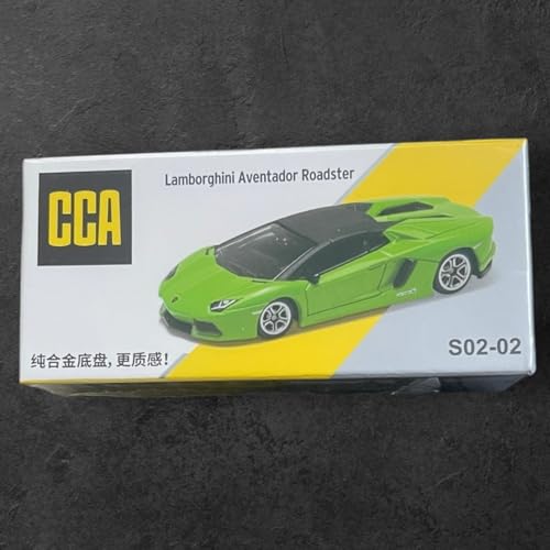 Image of CCA 1:64 Lamborghini Aventador Roadster Collection Cool Car Series 3+ Years (Green)