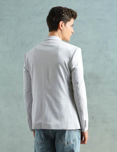 Image of Arrow Men's Zero Calorie Slim fit Textured Blazer