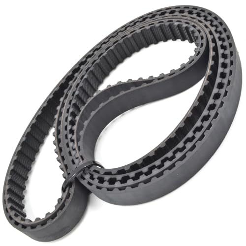 Courroie synchrone T5 10mm de large longueur 885mm pour poulie crantée industrielle