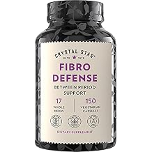Crystal Star Fibro Defense, 150 Capsules - 17 Whole-Herb Blend - Natural Herbal Supplement Capsles for Women - Vegetarian, Non GMO