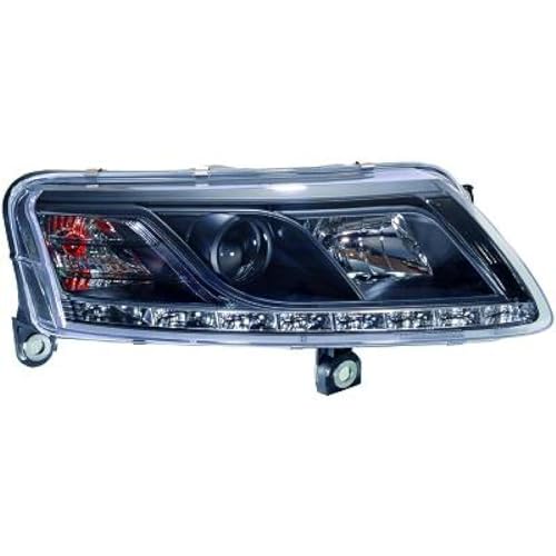 Faros para Audi A6 C6 halógenos ópticas delanteras H7 H1 juego de focos 2004-2008