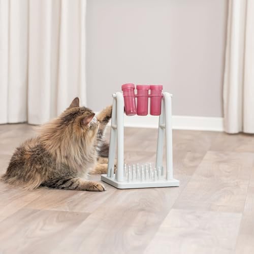 TRIXIE Cat Activity Turn Around Strategy Game, Slow Feeder, Interactive, Treat Toy, All Breed Sizes 9 x 7 x 13 in. 5