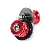 スタンドフック 【MAXIMASELECT】 汎用 スイングアーム M8 ボルト アルミ リア 8mm 『赤（レッド）』 カスタム カスタマイズ 対応機種多数 ホンダ対応 ヤマハ対応 スズキ対応 バイク