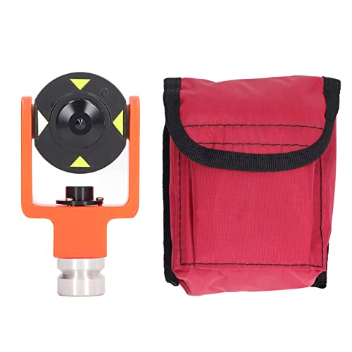 Mini Prism System Kit, Reflector Heavy Duty Copper Coated with S Hook Bracket for Engineering Survey Optical Glass and Aluminum Alloy Mini Prism Reflectors for Tunnel