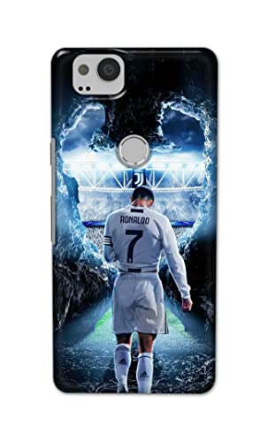 Image of Printed Hard Back Cover Case for Google Pixel 2 Back Cover (Footbal Legend) -702