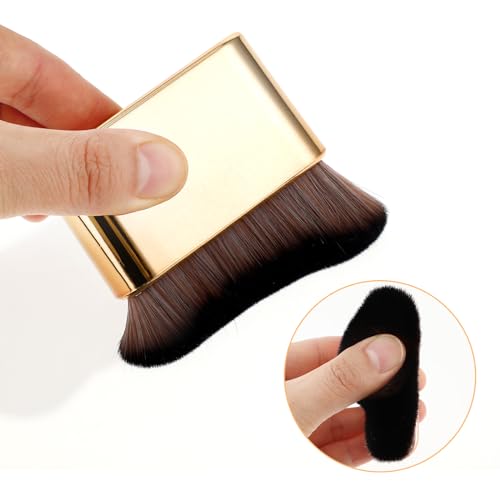 Molain 568600_4_3HGE025W Self Tanner Brush, Large Kabuki Brush For Body, Sunless Tanner Makeup Brushes, Face Makeup Brush For Foundation, Blusher, Shadow, Bronzer thumb #2