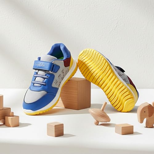 Image of Liberty Lucy & Luke JAMIE-K5E Casual Shoes for Kids - Royal Blue Slip-On Sneakers for Boys & Girls | Memory Foam Insole, Lightweight Everyday Shoes for School, Play, Daycare & Family Outings