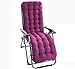 YXZQ Poduszka na ławkę, fotel bujany poduszka z antypoślizgowym obiciem ogrodowa leżak poduszka patio leżanka poduszka na podróż wakacje wewnątrz na zewnątrz 61 x 180 cm - fioletowa