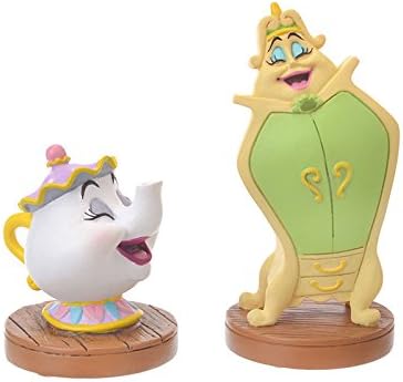 Amazon ディズニーストア 公式 フィギュアセット ベル チップ ポット夫人 ワードローブ ガストン ル フウ Good Laugh フィギュア ドール 通販