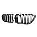 F22 Grille, ABS Front Replacement Kidney Grill for 2 Series F22 F23 F87(M2) Gloss Black