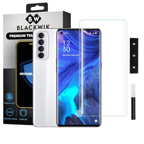 Image of Blackwik UV Curved Tempered Glass for Oppo Reno 4 Pro | 1-Pack