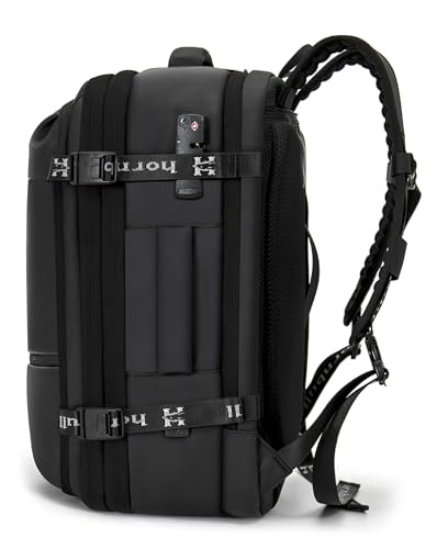 Image of HORNBULL Tuscany Travel Backpack for Men 40L & Upto 17.3-inch Laptop Backpack Shockproof with USB & Type-C Port TSA Lock, Multi-Layer 1680D Polyester, Expandable Backpack for Weekend Office & Travel