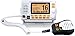 Uniden UM725 Marine VHF Radio, All USA, Canada, and Int'l. Marine Channels, 1Watt/25Watt Transmit Power, Largest LCD Screen in Class, NOAA Weather Channels w/Alerts, Speaker Mic, IPX8 Waterproof.