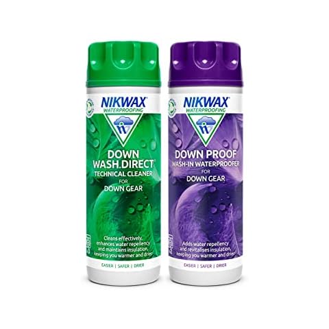 Nikwax Unisex Wash/Down Proof pack Of 2 , Transparent, 300 UK Cover