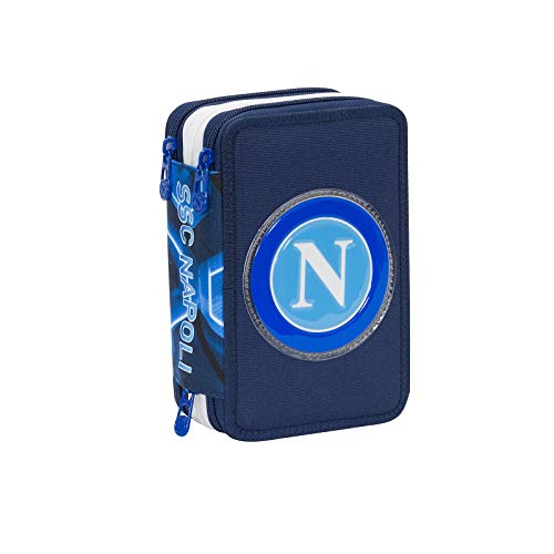 Preisvergleich Produktbild SSC Napoli Forza Napoli Federmäppchen 20 Centimeters Blau (Blue Deep)