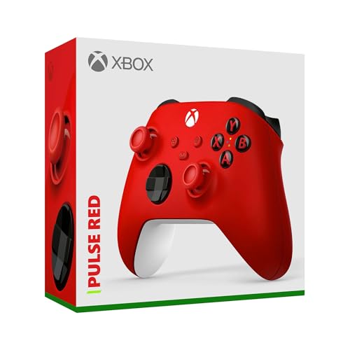 Xbox Manette sans Fil - Pulse Red One, Series X, Series S, Windows 10 & 11, Android et iOS