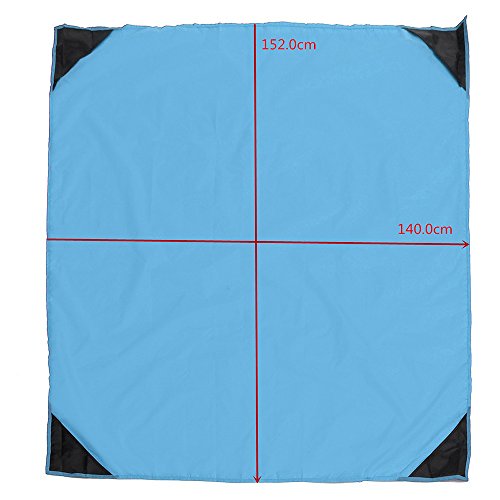 Honelife Actividades ao ar livre dobrável Tapete Praia Dobrável Cobertor Grande para a Família Campi