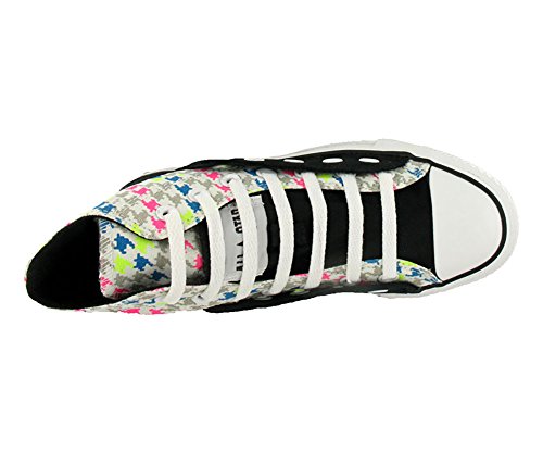 Converse Converse Men's Chuck Taylor Layer Up Hi Black/White Ankle-High Canvas Fashion Sneaker - 3M